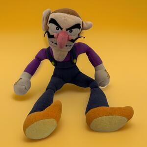 2017 Nintendo Super Mario All Star Collection 13” Waluigi Plush - USED